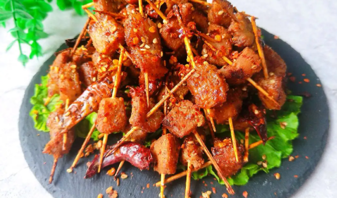 牙签肉的做法